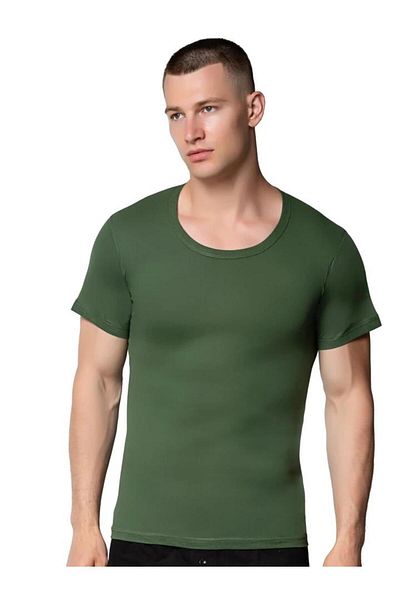 SEDEF YILDIZ Men's Undershirt Crew Neck Athlete 6 Pieces - 1009