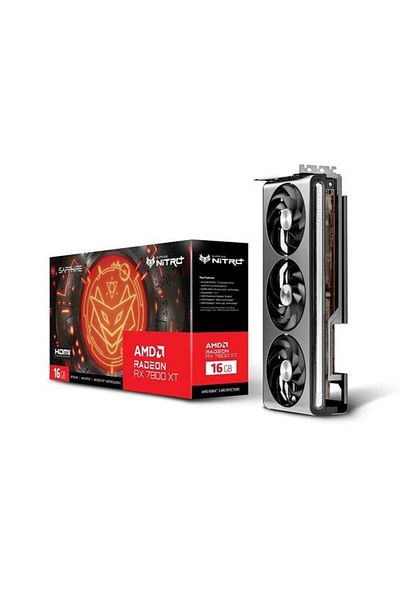 SAPPHIRE Rx7800xt نيترو - 16 جيجابايت Gddr6 256 بت Hdmi-dp Pcie 4.0