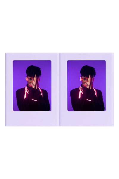 Fujifilm Instax Mini Film Uyumlu Lila 2'li Mıknatıslı Fotoğraf Çerçeve Seti