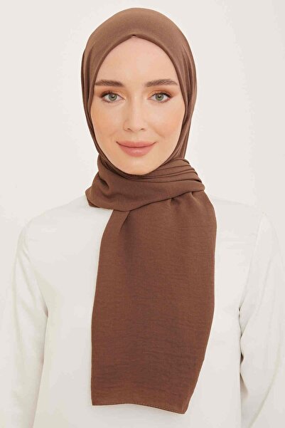 Armine تريند لون الطوب لون واحد شال Cazz 4058