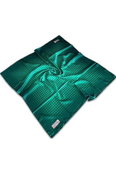 LA BOUTIQUE Green Mixed Pattern Classical Scarf 1818-07 34462