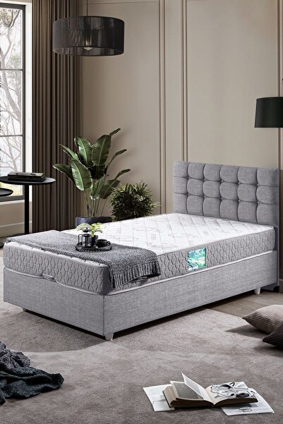 Setay Venedik Tek Kişilik Baza Başlık Comfort Ortopedik Yatak Seti