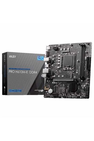 MSI Pro H610M-E Ddr4 3200Mhz M.2 Matx 1700P - Hard Drive Memory Ram