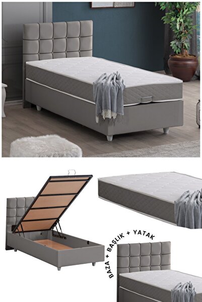 Setay Tavira Tek Kişilik Baza Başlık Letto Yatak Seti