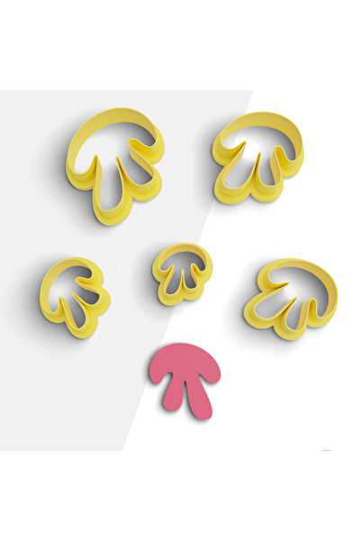 flament aşk Organic Shape Polymer Clay Mold, Earring Mold, Jewelry Mold, Clay...