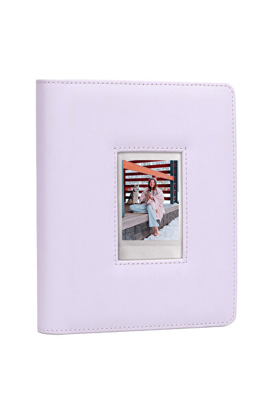Fujifilm Instax Mini Film Uyumlu 288'li Lila Albüm