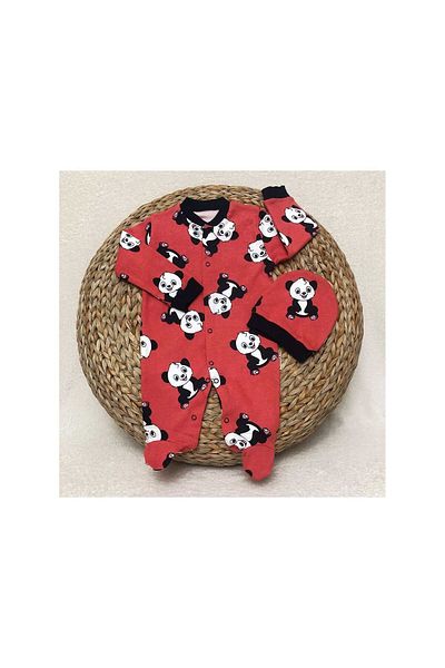 Necix's Sprinkled Panda Figured Jumpsuit