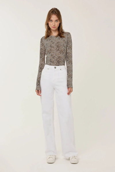 Hiccup Narrow Fit Animal Patterned Top