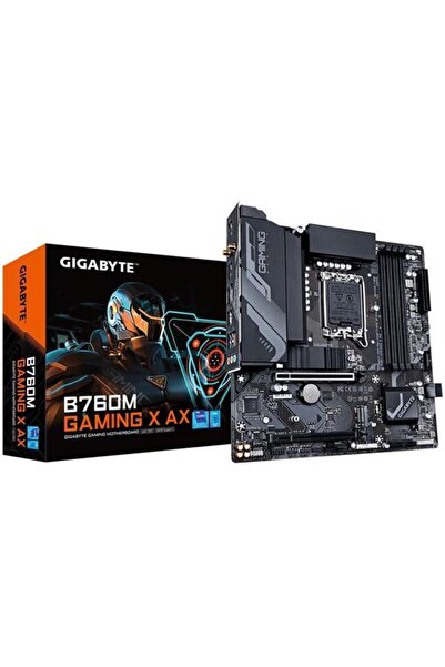 Gigabyte B760M GAMING X AX WIFI-6E DDR5 HDMI-DP PCIE 4.0 1700P MATX