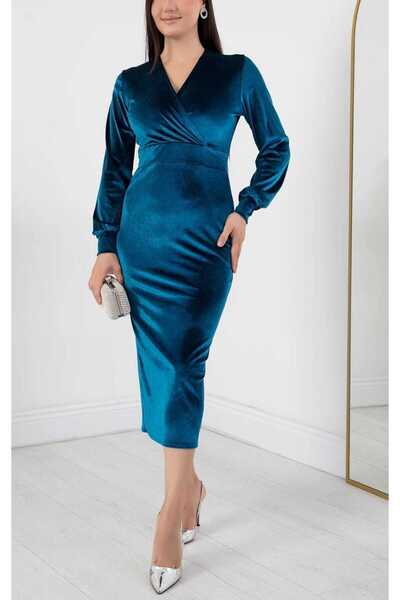 CİXAPLE Rochie manșetă din catifea