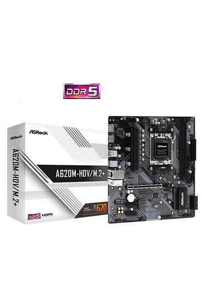 ASROCK A620m-HDV/M.2 DDR5 HDMI-DP Type-C PCIE 4.0 Am5 Matx