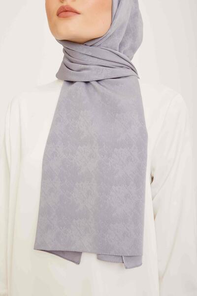 Armine Trend J.capri Γκρι μονόχρωμο σάλι 8-358