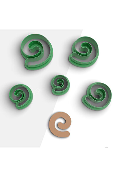 brocutters قالب قطع طين بوليمر عضوي الشكل، قالب حلق، قالب مجوهرات، قاطع طين، ...