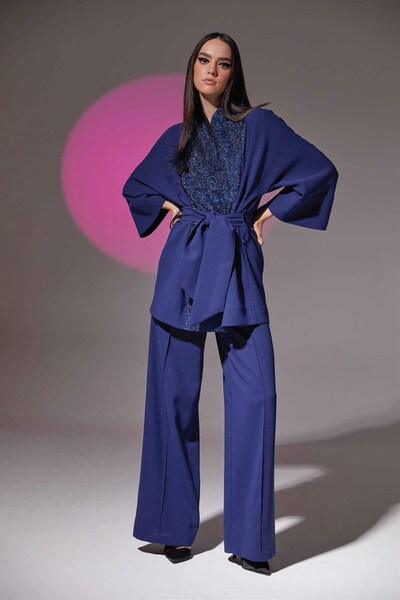 yeşim özcan BOL PAÇA BELİ LASTİKLİ PANT.