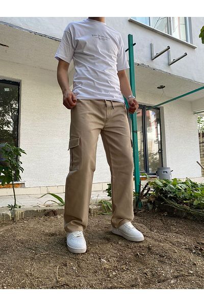majesteleristore Baggy Trousers with Cargo Pockets