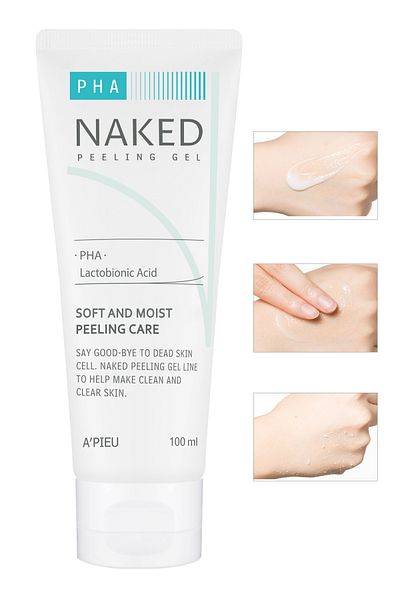 Missha A'Pieu Naked Peeling Gel - Moisturizing Gel with Pha