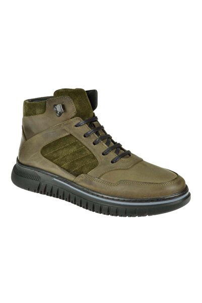LUCIANO BELLINI Hakiki Deri Erkek Bot LB-13409 HAKİ