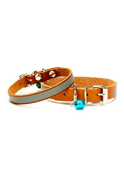Angoravi Reflective Cat and Puppy Collar 1.0X19 cm Kamel Small