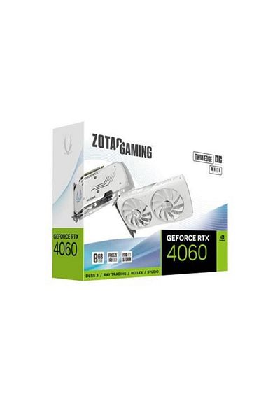 Zotac بطاقة رسوميات RTX4060 8GB Twın Edge Oc Zt-d40600q-10m GDDR6 128bit Hdmı Dp