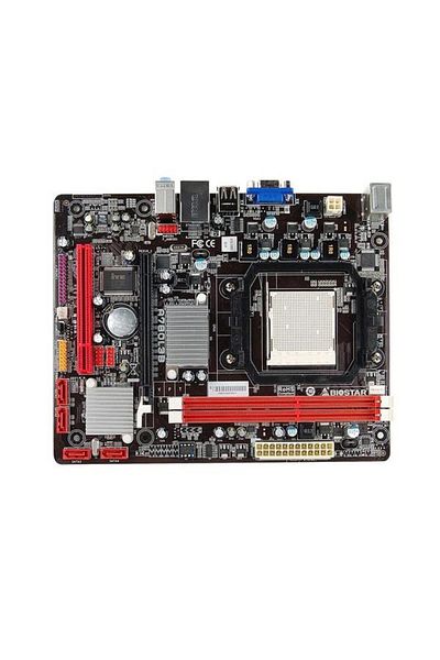 Biostar A780l3b Ddr3 PCIE 16x V2.0 Am3 لا يدعم معالجات Matx FX