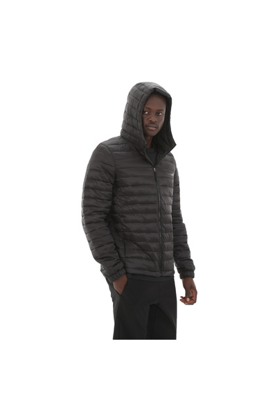 Timberland Timberland Peak B0A625K0011-R Men's Black Hooded Jacket - Durable Water Repellent