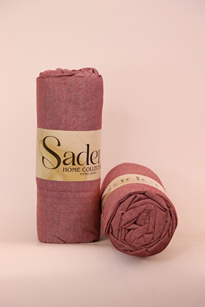 SAADEN EV TEKSTİL Cotton Elastic Bed Sheet/Pillow Cover Set