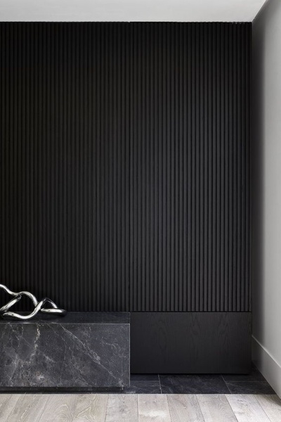 Şahan Art Deco Akustik Duvar Paneli / Siyah / 1. Kalite Mdf / 1.Kalite Keçe