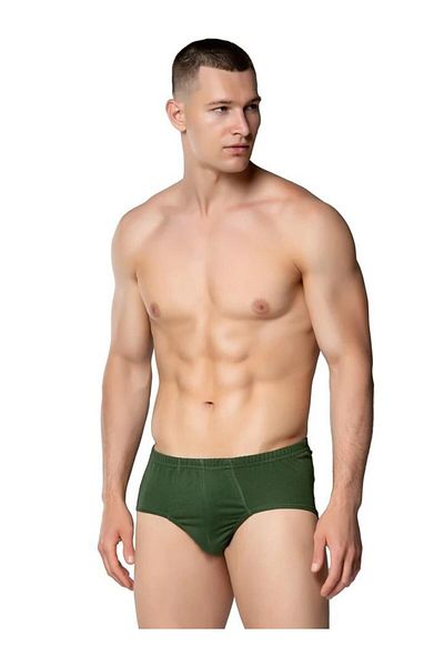 SEDEF YILDIZ Men's Oversize Colored Pearl Star Combed Cotton Slip Panties 12 Pieces - 1010