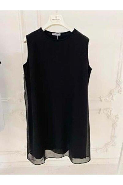 Moodbasic FRONT CHIFFON BACK COMBED COTTON