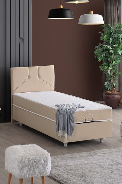 Setay Wick Tek Kişilik Baza Başlık Letto Yatak Seti