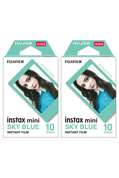 Fujifilm Instax Mini Sky Blue Edition 10x2 Film Seti