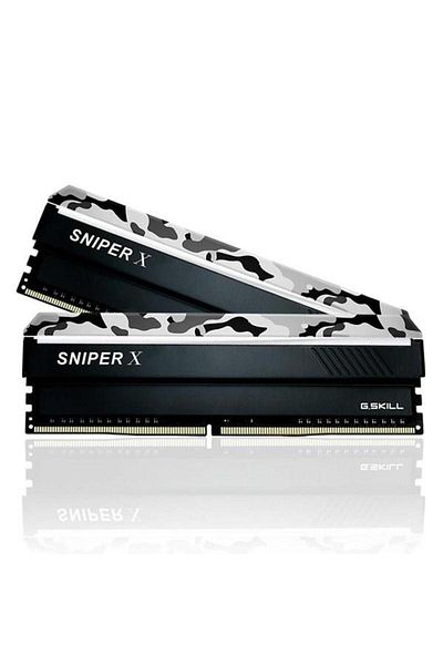 Arey GSKILL 16GB (2X 8GB) DDR4 3600MHZ CL16 DUAL KIT PC RAM SNIPERX GRAY CAMOUFLAGE F4-3600C19D-16GSXWB