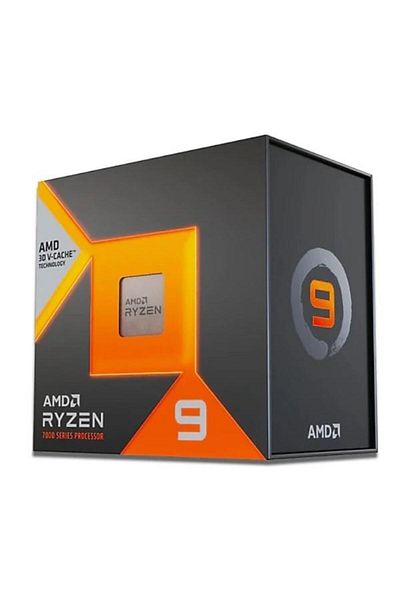 Amd جهاز Ryzen 9 7900x3d - 120 وات بدون مروحة Am5pin BOX