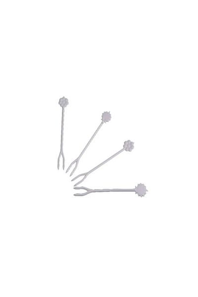 Ambalaj Evi Plastic Chips Fork Dessert Fork Chips Fork 1000 Pieces