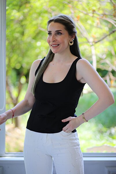 elif teke بلوزة القوس الأسود