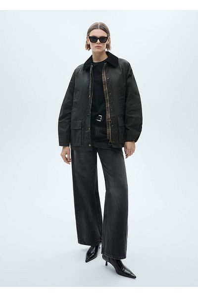 MANGO Woman Looking Parka with a Short Candle