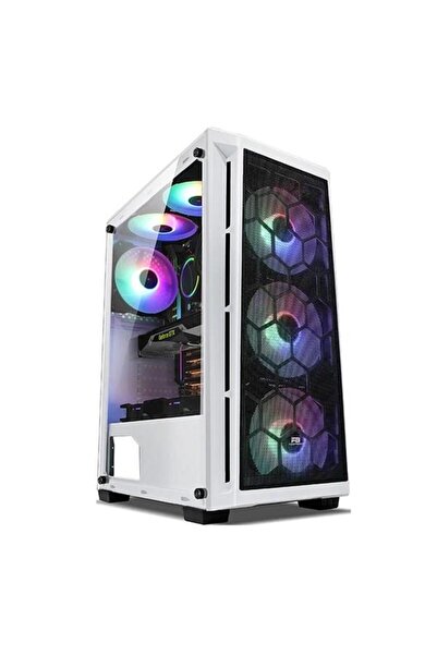 Genel Markalar POWERBOOST PB-T001BW GAMING MID-TOWER PC KASASI BEYAZ
