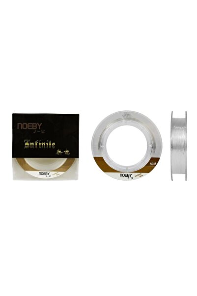 NOEBY Linie de carbon infinită 1,5 # 0,210 mm 50 m Linie de pescuit