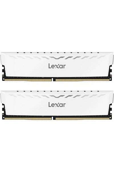 Lexar 32Gb (2X 16Gb) Ddr4 3600Mhz Dual Kit Pc Ram Thor Ld4Bu016G-R3600Gdwg White