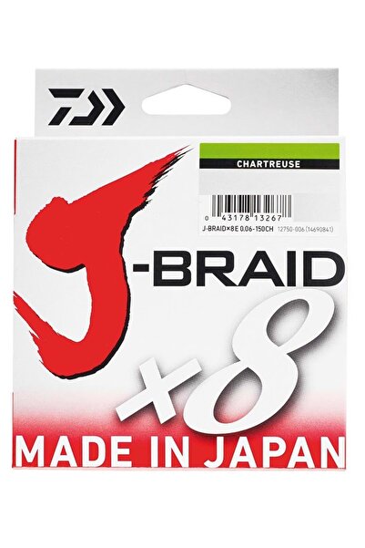 daiwa Jbraid 8 X Chartreuse 150m Ip Misina