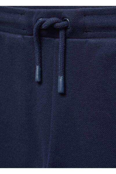 MANGO Kids Tkané bavlněné bermudy