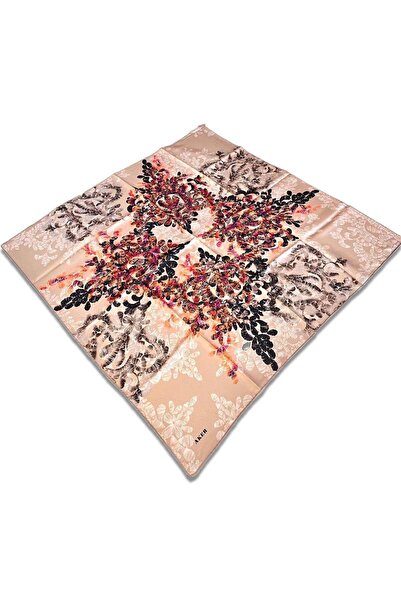 Aker Шовковий шарф Tivil - Синій лососевий візерунок, модель 8749713-931