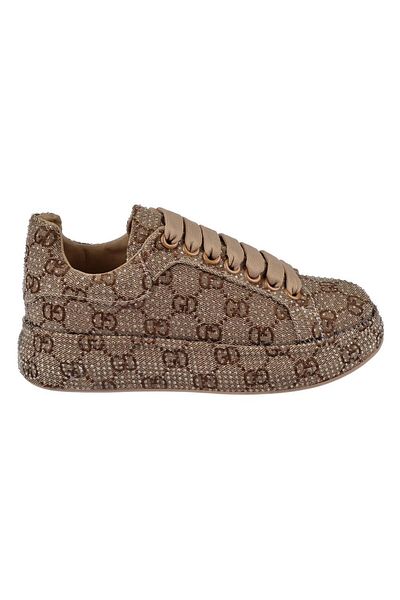 Guja Pantofi sport de damă cu detalii de piatră Gj-451 Camel