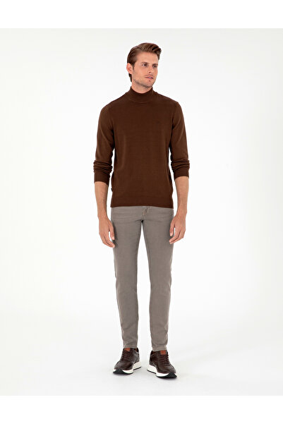 Pierre Cardin Bej Slim Fit Jean Pantolon 50295873-VR011