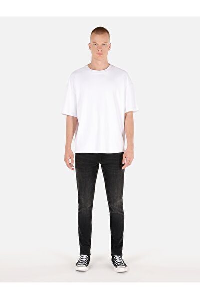 Colin's Dar Kesim Düşük Bel Dar Paça Siyah Erkek Pantolon Cl1071319