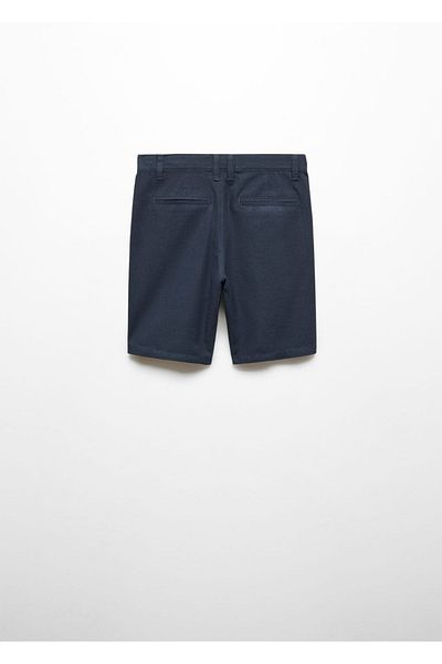MANGO Kids Chino-Bermudashorts aus Leinen