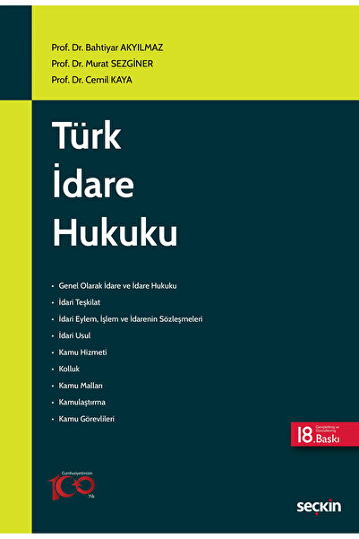 Seçkin Yayınları Türk Idare Hukuku