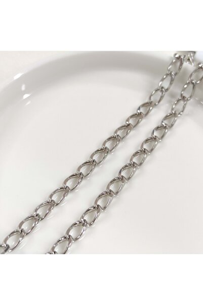 Güler Yüzlü Silver XUPING 6MM 45CM - قلادة سلسلة حلقية FORSE
