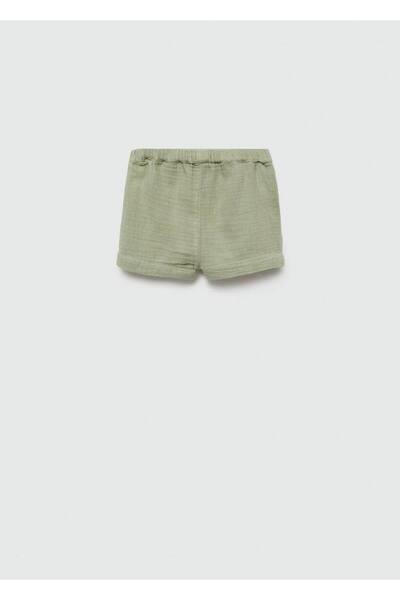 MANGO Baby Cotton Shorts with Pockets