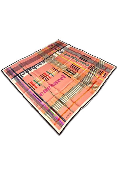 Cacharel Somon Karma Desen Tivil Ipek Eşarp 8848313-961